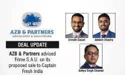 AZB & Partners Advised Frime S.A.U. On Its Proposed Sale To Captain Fresh India