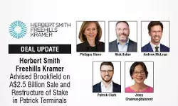 Herbert Smith Freehills Kramer Advised Brookfield On A$2.5 Billion Sale And Restructure Of Stake In Patrick Terminals Herbert Smith Freehills Kramer Advised Brookfield On A$2.5 Billion Sale And Restructure Of Stake In Patrick Terminals