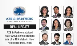 AZB & Partners Advised Haier Group On The Strategic Sale Of A 49% Stake In Haier Appliances India, India.
