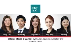 Johnson Stokes & Master Elevates Five Lawyers To Partner And Counsel Roles