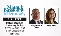 Matouk Bassiouny & Hennawy Advised B.TECH On EGP 1.759 Billion Securitization Transaction