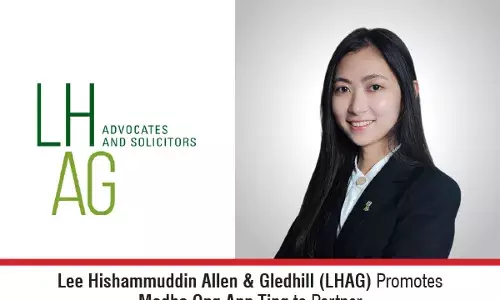 Lee Hishammuddin Allen & Gledhill (LHAG) Promotes Medha Ong Ann Ting To Partner