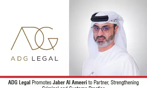 ADG Legal Promotes Jaber Al Ameeri To Partner, Strengthening Criminal And Customs Practice