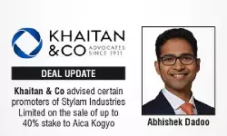 Khaitan & Co Advised Certain Promoters Of Stylam Industries Limited On The Sale Of Up To 40% Stake To Aica Kogyo