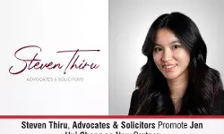 Steven Thiru, Advocates & Solicitors Promote Jen Hui Chong As New Partner Steven Thiru, Advocates & Solicitors Promote Jen Hui Chong As New Partner