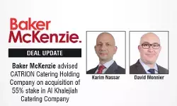 Baker McKenzie Advised CATRION Catering Holding Company On Acquisition Of 55% Stake In Al Khalejiah Catering Company