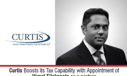 Curtis Boosts Its Tax Capability With Appointment Of Vimal Tilakapala As A Partner
