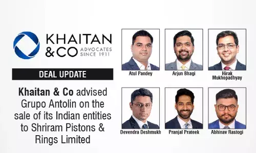 Khaitan & Co Advised Grupo Antolin On The Sale Of Its Indian Entities To Shriram Pistons & Rings Limited.