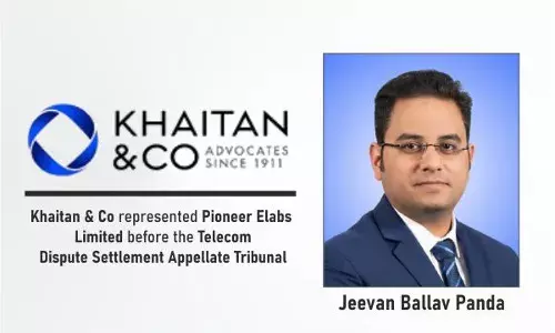 Khaitan & Co Represented Pioneer Elabs Limited Before The Telecom Dispute Settlement Appellate Tribunal.