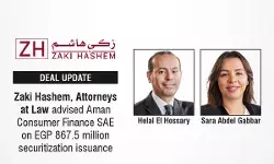 Zaki Hashem, Attorneys At Law Advised Aman Consumer Finance SAE On EGP 867.5 Million Securitization Issuance. Zaki Hashem, Attorneys At Law Advised Aman Consumer Finance SAE On EGP 867.5 Million Securitization Issuance.
