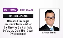 Dentons Link Legal Secured Interim Relief For The Reserve Bank Of India Before The Delhi High Court Division Bench. Dentons Link Legal Secured Interim Relief For The Reserve Bank Of India Before The Delhi High Court Division Bench.