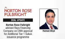 Norton Rose Fulbright Advised Raya Financing Company On CMA Approval For Additional Tier 1 Sukuk Issuance Programme Norton Rose Fulbright Advised Raya Financing Company On CMA Approval For Additional Tier 1 Sukuk Issuance Programme