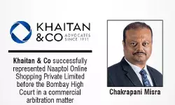 Khaitan & Co successfully represented Naaptol Online Shopping Private Limited before the Bombay High Court in a commercial arbitration matter Khaitan & Co successfully represented Naaptol Online Shopping Private Limited before the Bombay High Court in a commercial arbitration matter