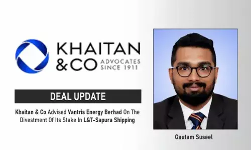 Khaitan & Co Advised Vantris Energy Berhad On The Divestment Of Its Stake In L&T-Sapura Shipping