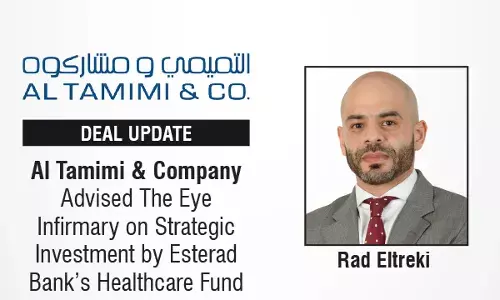 Al Tamimi & Company Advised The Eye Infirmary On Strategic Investment By Esterad Bank’s Healthcare Fund