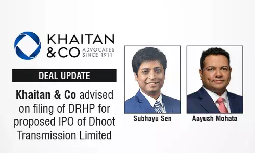 Khaitan & Co Advised On Filing Of DRHP For Proposed IPO Of Dhoot Transmission Limited