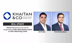 Khaitan & Co Advised On The Internal Reorganisation Of HPCL-Mittal Pipelines Limited And HPCL-Mittal Energy Limited