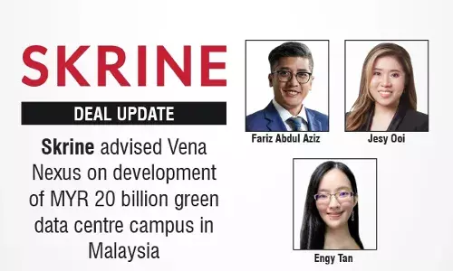 Skrine Advised Vena Nexus On Development Of MYR 20 Billion Green Data Centre Campus In Malaysia