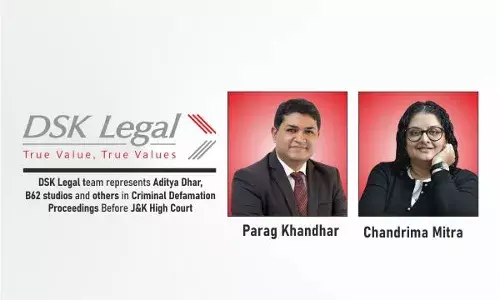 DSK Legal Team Represents Aditya Dhar, B62 Studios And Others In Criminal Defamation Proceedings Before J&K High Court