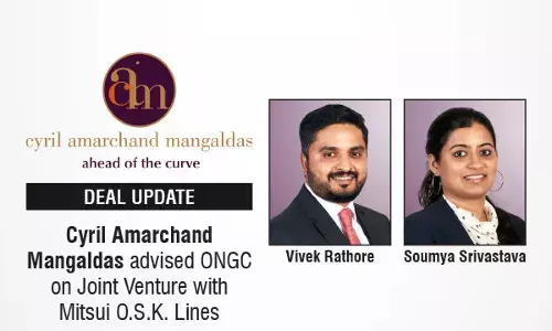 Cyril Amarchand Mangaldas Advised ONGC On Joint Venture With Mitsui O.S.K. Lines