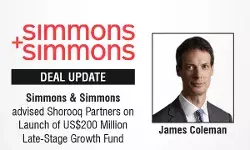 Simmons & Simmons Advised Shorooq Partners On Launch of US$200 Million Late-Stage Growth Fund