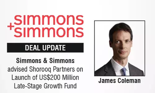 Simmons & Simmons Advised Shorooq Partners On Launch of US$200 Million Late-Stage Growth Fund