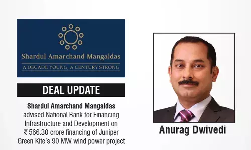 Shardul Amarchand Mangaldas Advised National Bank For Financing Infrastructure and Development On ₹566.30 Crore Financing Of Juniper Green Kite’s 90 MW Wind Power Project