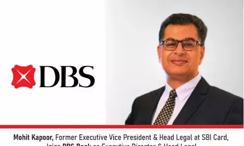 Mohit Kapoor, Former Executive Vice President & Head Legal At SBI Card, Joins DBS Bank As Executive Director & Head Legal