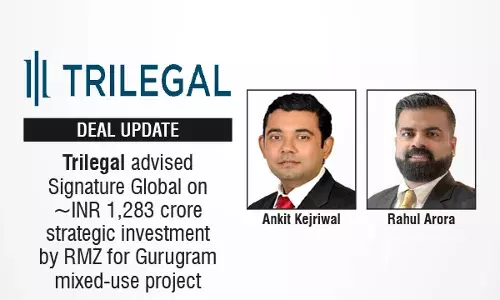 Trilegal Advised Signature Global On ~INR 1,283 Crore Strategic Investment By RMZ For Gurugram Mixed-Use Project