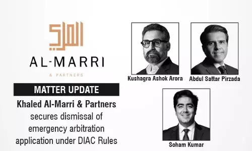 Khaled Al-Marri & Partners Secures Dismissal Of Emergency Arbitration Application Under DIAC Rules