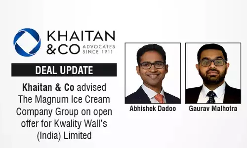Khaitan & Co Advised The Magnum Ice Cream Company Group On Open Offer For Kwality Wall’s (India) Limited