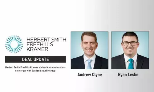 Herbert Smith Freehills Kramer Advised Astralas Founders On Merger With Bastion Security Group