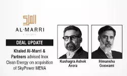 Khaled Al-Marri & Partners Advised Inox Clean Energy On Acquisition Of SkyPower MENA