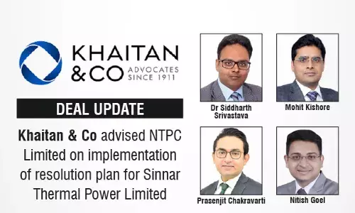 Khaitan & Co Advised NTPC Limited On Implementation Of resolution Plan For Sinnar Thermal Power Limited