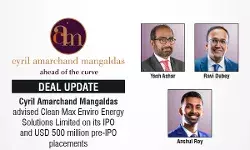 Cyril Amarchand Mangaldas Advised Clean Max Enviro Energy Solutions Limited On Its IPO And USD 500 Million Pre-IPO Placements Cyril Amarchand Mangaldas Advised Clean Max Enviro Energy Solutions Limited On Its IPO And USD 500 Million Pre-IPO Placements