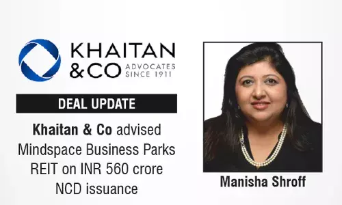 Khaitan & Co Advised Mindspace Business Parks REIT On INR 560 Crore NCD Issuance