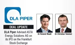 DLA Piper Advised ASTA Energy Solutions AG on its IPO on the Frankfurt Stock Exchange
