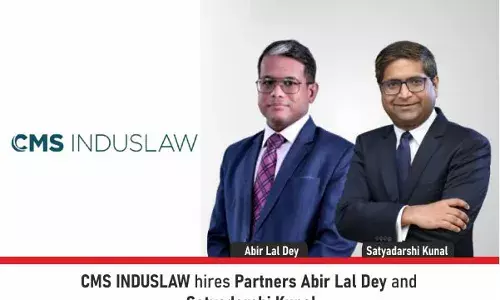 CMS INDUSLAW Hires Partners Abir Lal Dey And Satyadarshi Kunal