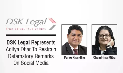DSK Legal Represents Aditya Dhar To Restrain Defamatory Remarks On Social Media