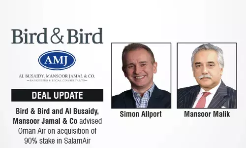 Bird & Bird And Al Busaidy, Mansoor Jamal & Co Advised Oman Air On Acquisition Of 90% Stake In SalamAir