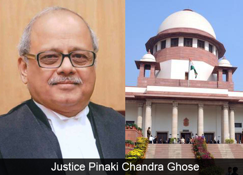 First Lokpal of India is Justice Pinaki Chandra Ghose
