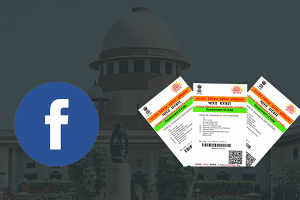Social media accounts linking with Aadhar: Facebook moves SC to club cases