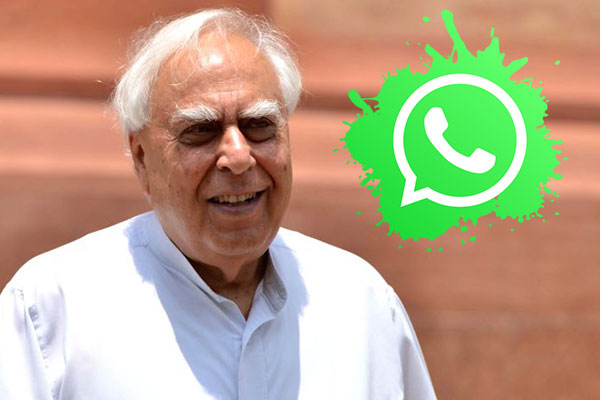 The Nation must address the WhatsApp breach: Kapil Sibal