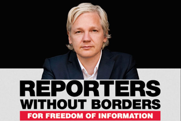 Release Assange, Demands Reporters Without Borders